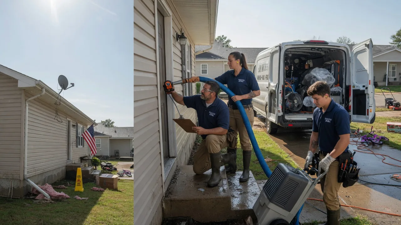 Ceiling Water Damage Restoration in Bellefontaine, MS near me